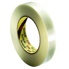 Scotch 898, 24 mm x 55 m, Filament Tape, Clear, 051131-06898