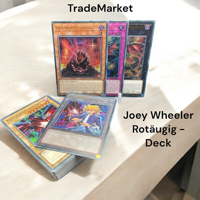 Yugioh! Joey Wheeler Rotäugiger - Deck/ Einsteigerdeck/ NEU/ Deutsch/ Anime
