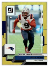 Matt Judon 2022 Donruss Press Proof Premium #137 NFL Patriots ID:59625