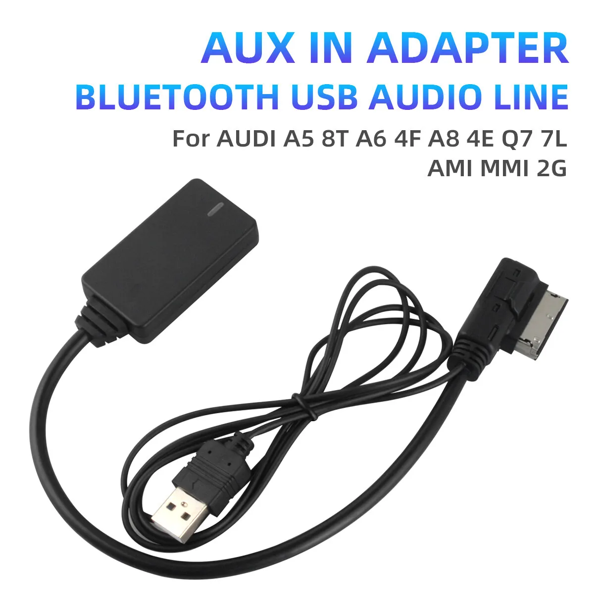 AMI 2G MMI Bluetooth Adapter Aux Cable for AUDI A5 8T A6 4F A8 4E Q7 7L AMI  MMI