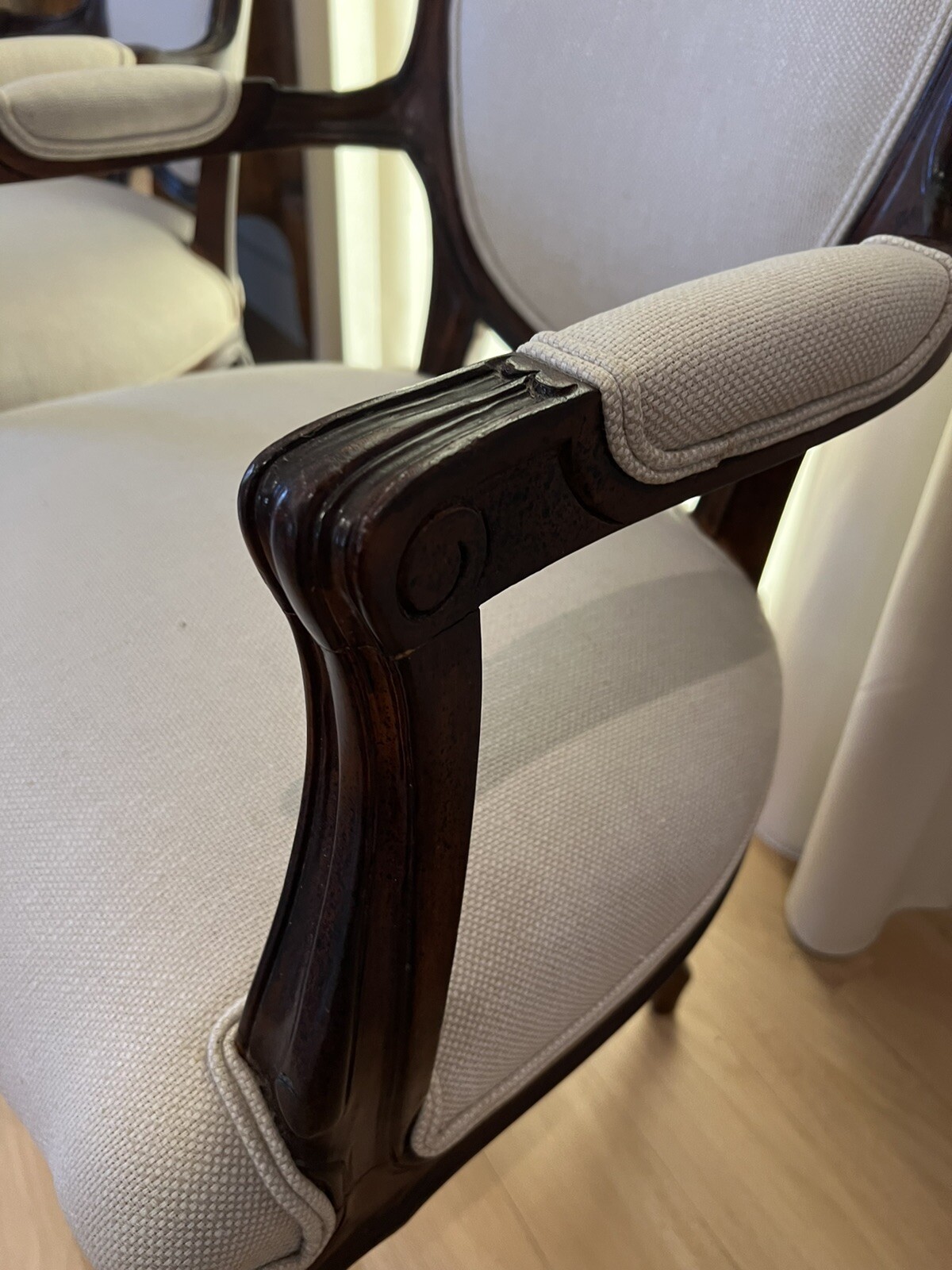 Luxury Louis XV Style Set of 8 French Chairs eBay