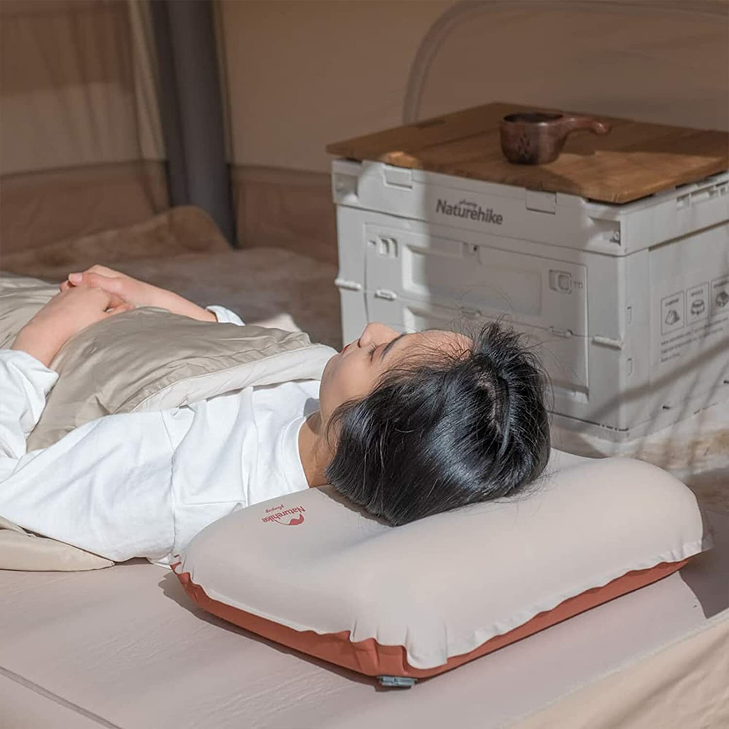 Naturehike 2021 Outdoor 3D Sponge Pillow Comfortable Silent High