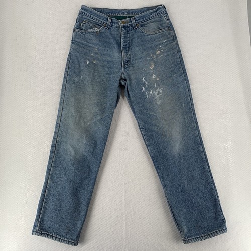 LL Bean Double L Lined Jeans Mens Size 