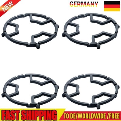 Milk Pot Holder 8 Slots Cast Iron Wok Support Ring with Box Gas Cooktop Pot Rack