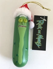 Kurt Adler Rick & Morty "Pickle Rick" in Hat Ornament Cartoon Network Adult Swim
