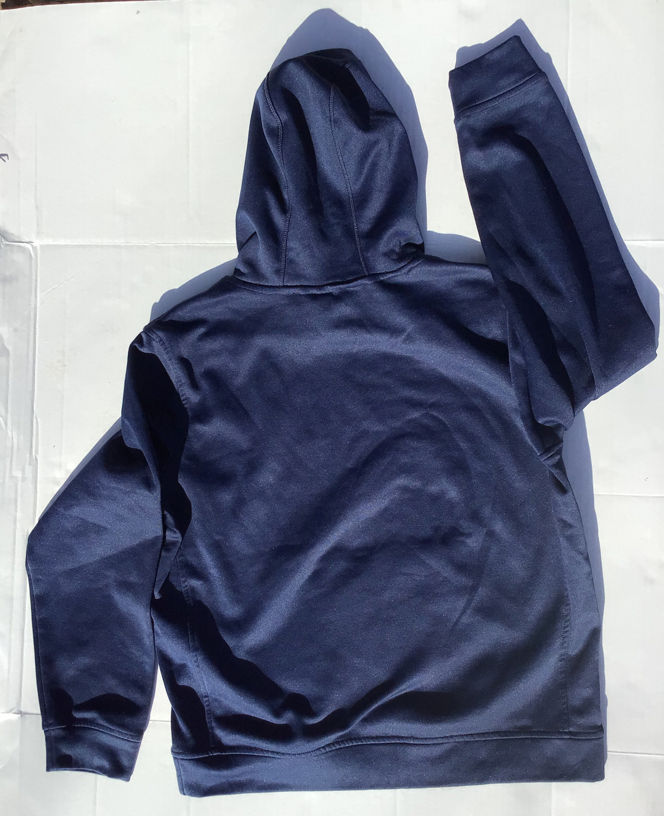 Starter Hoodie Dri Star Men’s Medium Navy Pullover Sweatshirt EUC image 4