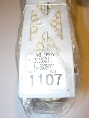 16 yards wrights bone beige pillow drapery tassel braid trim fringe brush 1 1/2" - Picture 6 of 8