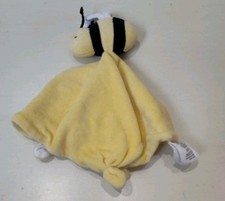 Burts Bees Lovey Bumble Bee Baby Security Blanket Yellow Lovey Organic Cotton