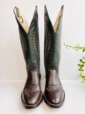 Hondo 2012 Buckaroo Cowboy boots, Chocolate Brown Forest  display picture 1