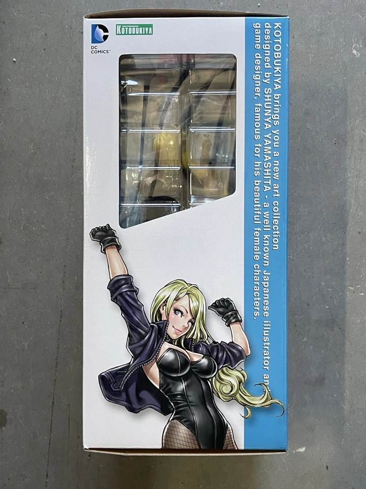 Kotobukiya Bishoujo Black Canary Statue 1/7 Scale DC Comics NEW SEALED Yamashita - Изображение 3 из 4
