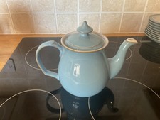 Denby Colonial Blue 2 Pints Tea Pot VGC (postage and packing included) 