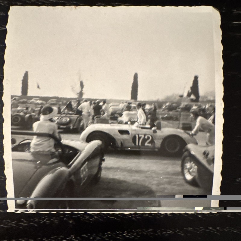 Original 1950s SCCA Sports Car Club of America Race Photo Car #172 Vintage