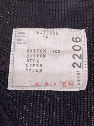 sacai Abito a maniche corte 1 Cotone BLK 15 02206