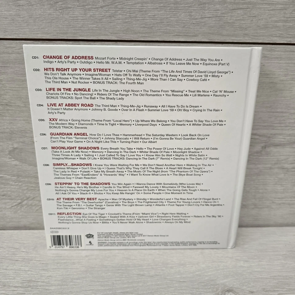 Boxing - The Shadows CD Boxset 1980-1990 Edsel Super Deluxe 11 CD Complete EX - Image 2 of 4