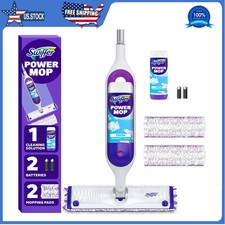 Swiffer PowerMop Multi Surface Floor Cleaning Kit for Wood Tile Vinyl Laminate