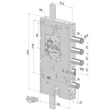 SECUREMME Serrature per porte blindate plurisistema con serratura superiore