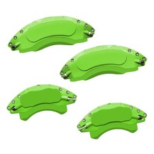 Green Aluminum Brake Caliper Covers 2024-2026 Mustang EcoBoost Front Rear Kit