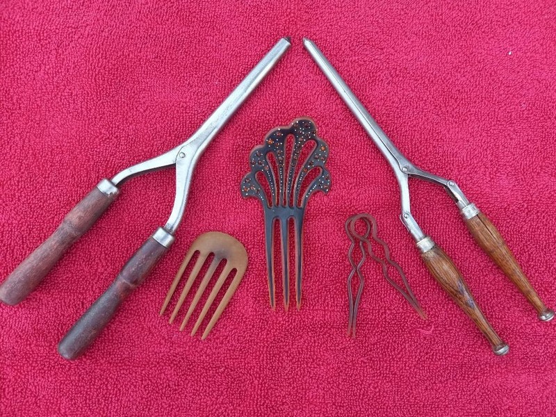Antique/Vintage Hair Care Products Lot.