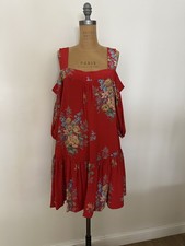 Alexander Mcqueen Floral Print Dress Size 44 Italy/8 US