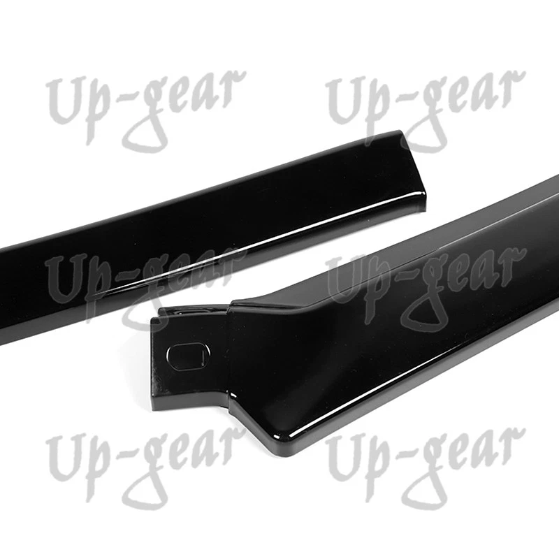 Для 2013-2015 Honda Accord седан окрашенный черный передний бампер спойлер кромки набор 3 шт. - Изображение 2 из 4