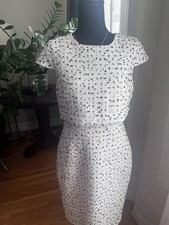 J.Crew Dalmation Tweed Going Places Dress Sz 6