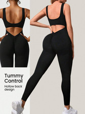 Conjunto Set Deportivo Para Mujer Sport Mono con Espalda Calada Completo , Ropa