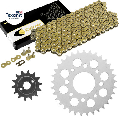 Drive Chain and Sprocket Kit Compatible with Honda Cmx250C Rebel 250 1996 1997 1