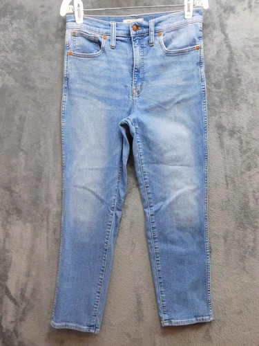 Madewell Stovepipe Jeans Womens Sz 28 Blue Euclid Wash