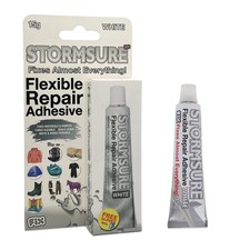 Stormsure White Shoe Glu 15g Trainer Repair Kit Waterproof Sole Heel Fix Glue