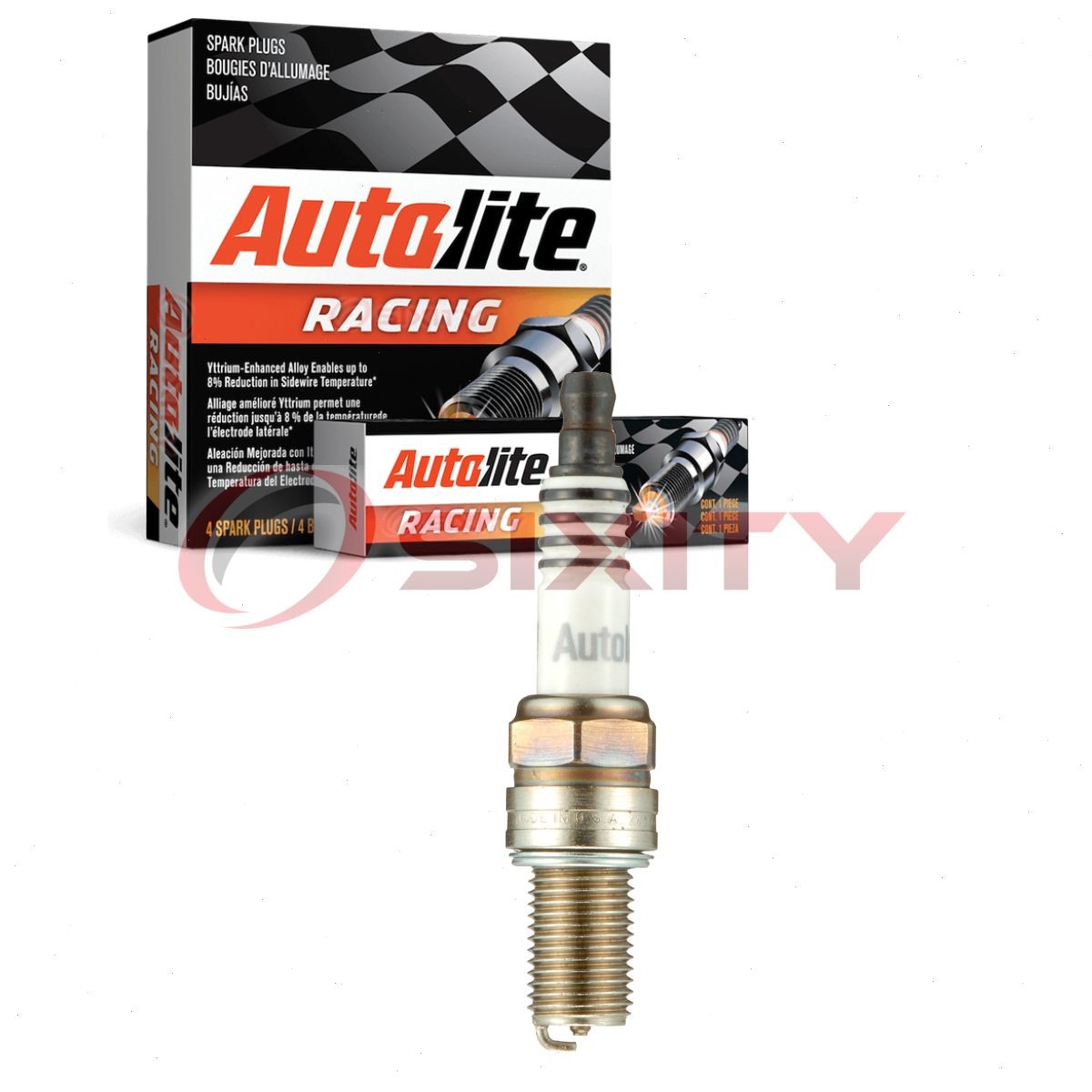 Autolite Racing AR4133 Spark Plug for W225T30 5281 Ignition Wire Secondary il