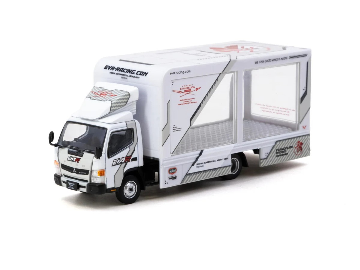 Tarmac Works ふそう Canter Eva Racing Tarmac Works 1:64 Mitsubishi Fuso Canter EVA Racing Mobile Display