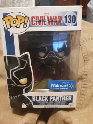 Funko Pop! Vinyl: Marvel - Black Panther - (Glitter) - Walmart (WMT) (Exclusive)