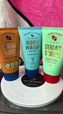 Hand in Hand Travel Size Body Scrub 2 oz Vegan Almond Cr me Juniper Berry