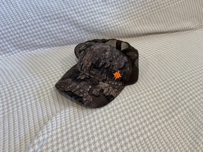 #ad Nomad Hat Cap Snap Back One Size Mens Brown Camo Mesh Trucker Hunting Outdoor $9.99