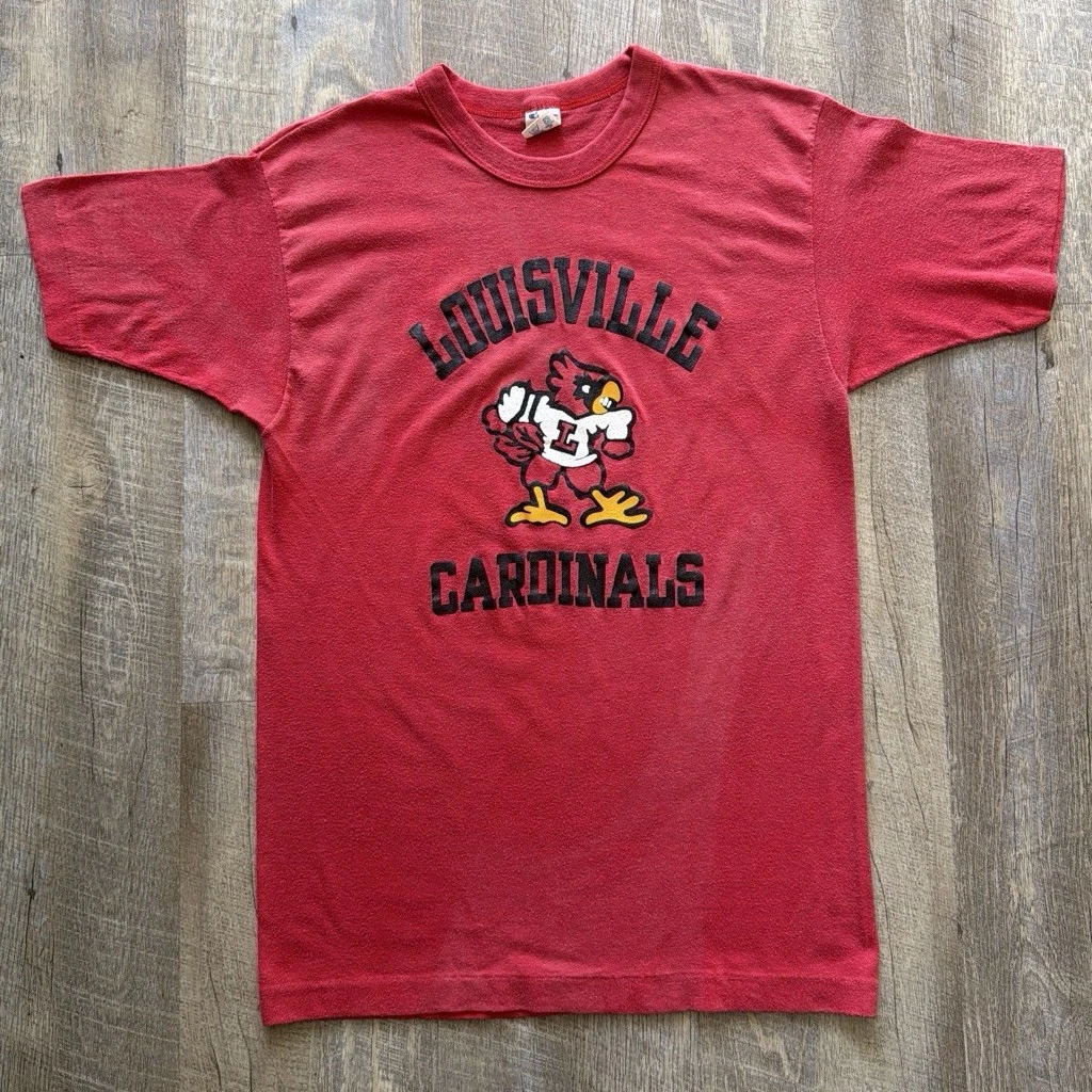 Champion Graphic Tee Red Vintage T-Shirts for Men for sale | eBay