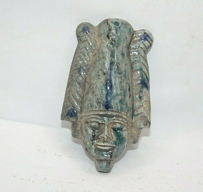 EINZIGARTIGER PHARAONISCHER ALTÄGYPTISCHER OSIRIS-Kopf Unterwelt Lord Seth...