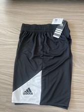 Adidas Strike 13 Soccer Shorts Youth XL Black White Climalite New With Tags
