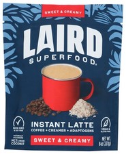 Laird Superfood Instant Latte Coffee Creamer 8 Oz