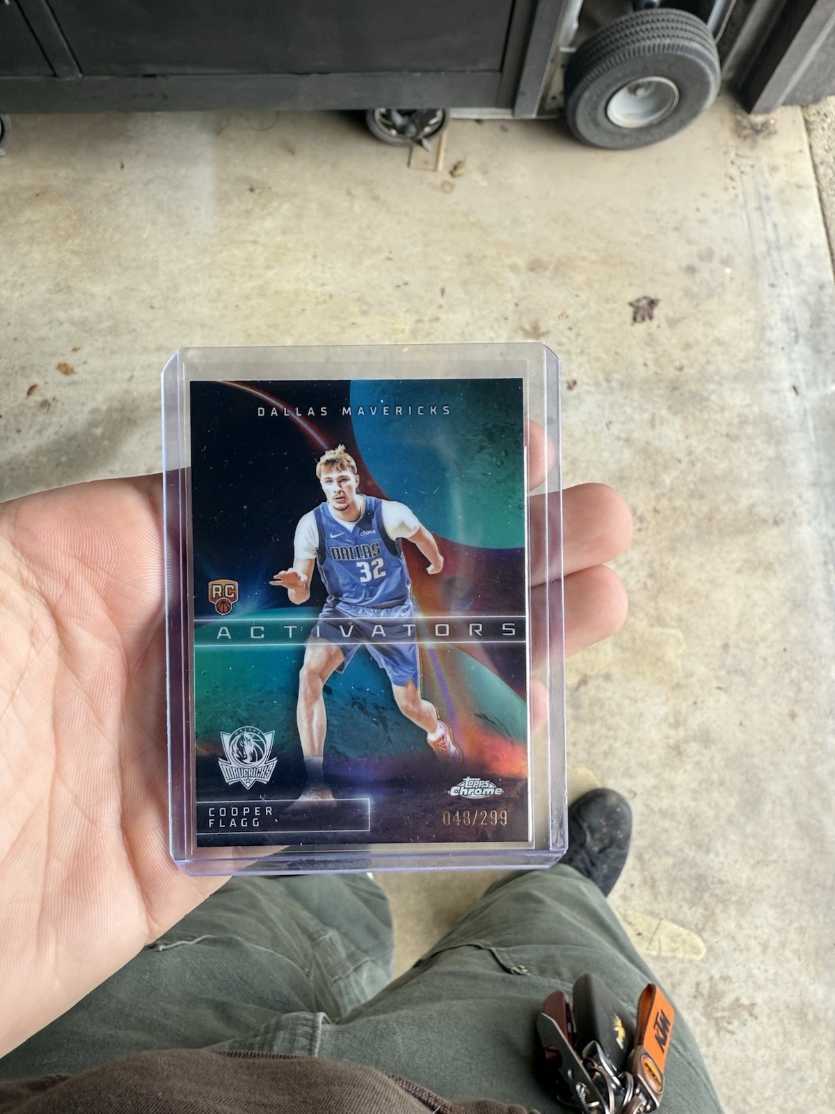 2025 Topps Chrome Cooper Flagg Teal Activators #AC-11 RC /299 GEM MINT