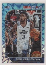 2019-20 Panini NBA Hoops Teal Explosion Justin Wright-Foreman #256 pm6