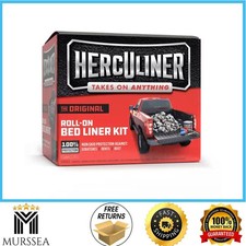 Herculiner 1 Gal. Solid Flatmatte Black Truck Bed Liner Coating Paint Kit