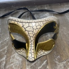 Men's Greek Roman Venetian Ball Party Prom Masquerade Mask Gold 