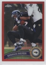 2011 Topps Chrome Red Refractor 24/25 Derrick Mason #41 2u6