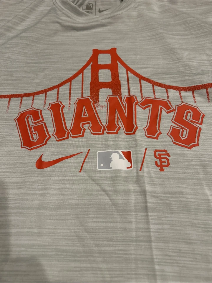Nike MLB San Francisco Giants MEN BASEBALL VELOCITY PRACTICE TEE CITY CONNECT S - Image 2 of 4