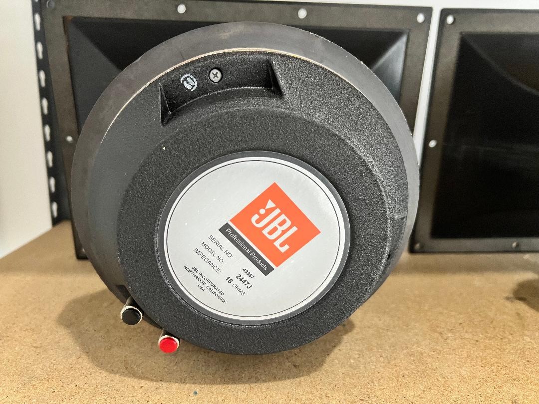 JBL 2447J Driver on 2381 Horn Pristine cosmetic & Perfect working