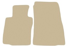 Front Autoteppiche Velour für Mini Countryman I 2010-2016, Beige x14 Rand