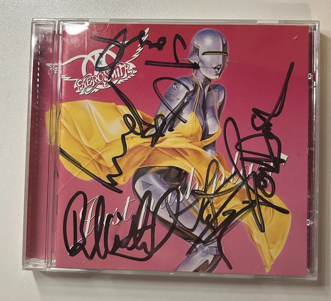Aerosmith Signed In Original Autographed Rock & Pop Records for