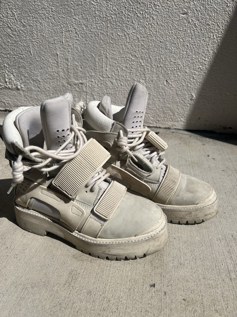 RARE Hood By Air white Avalanche Boots Sz 37 | eBay