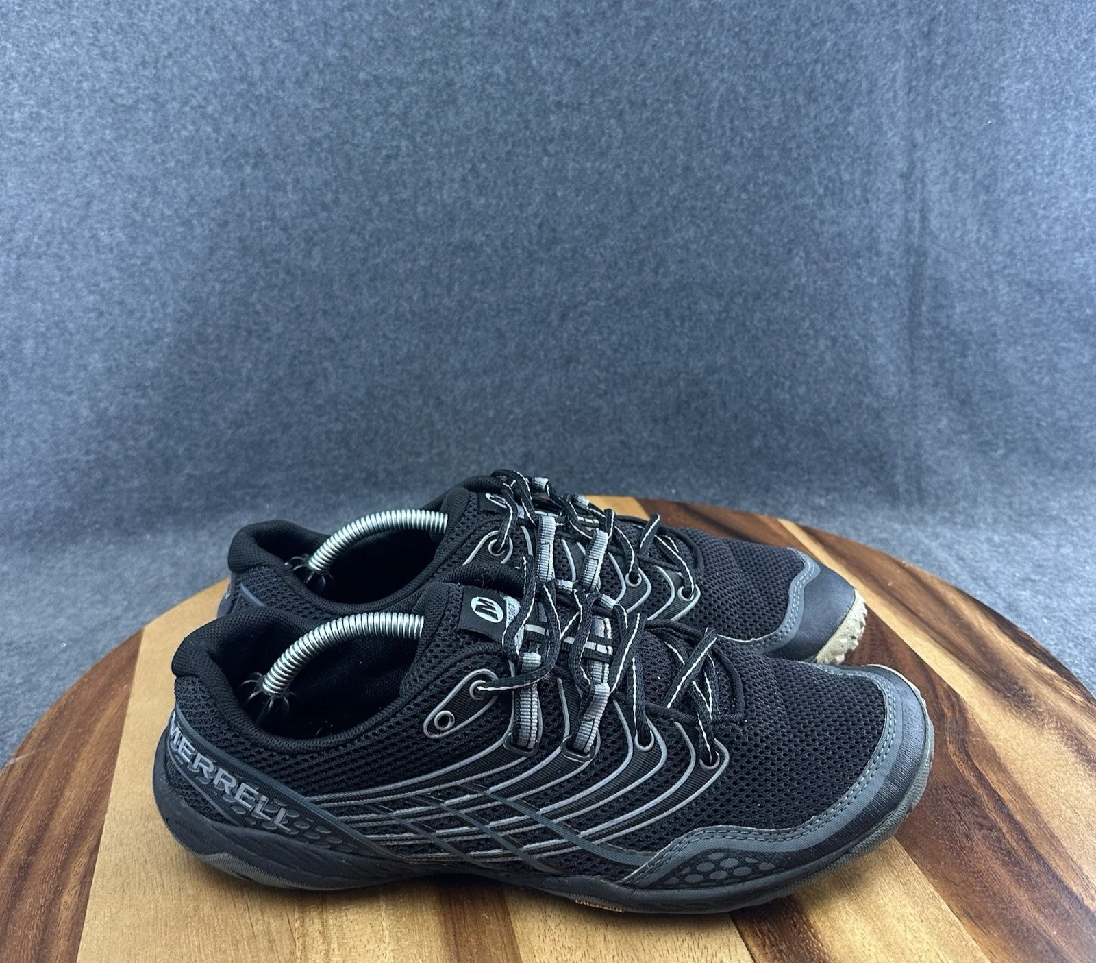 Merrell Trail Glove 3 Men's Sz 8.5 Black Gray Minimalist Shoes J03907