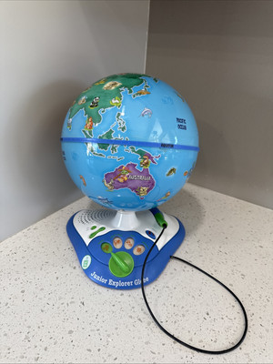 Vintage Globe Leap Frog Jr Explorer Interactive #23005 Music Adventure Works